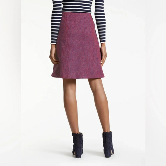 BODEN Faye Tweed Kilt Skirt - Picture 3 of 13